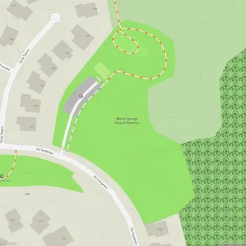 Map of Warm Springs Park & Preserve