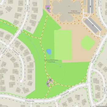 Map of Peakview Elementary School Park