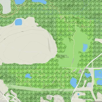 Map of Hampton Hills Mountain Bike Area