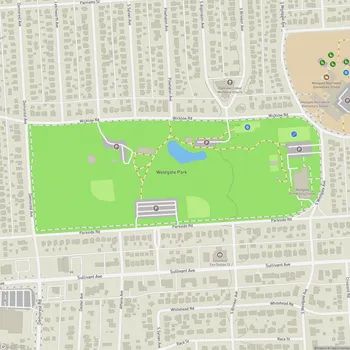 Map of Westgate Park