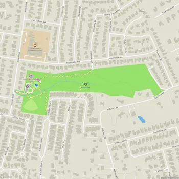 Map of Antioch Park