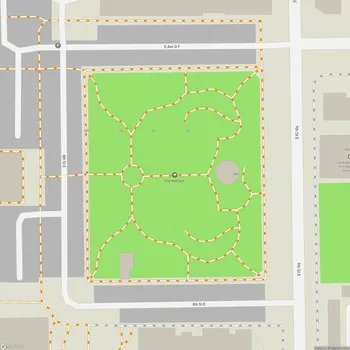 Map of City Hall Park