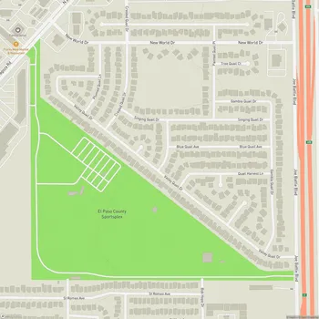 Map of El Paso County Sportsplex