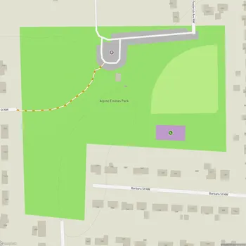 Map of Alpine Estates Park