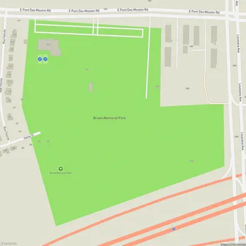 Map of Brown Memorial Park