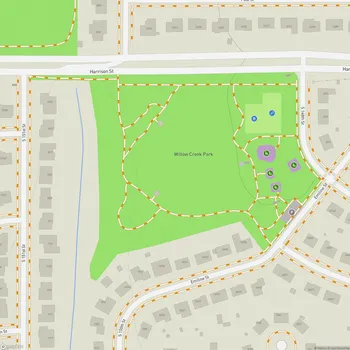 Map of Willow Creek Park