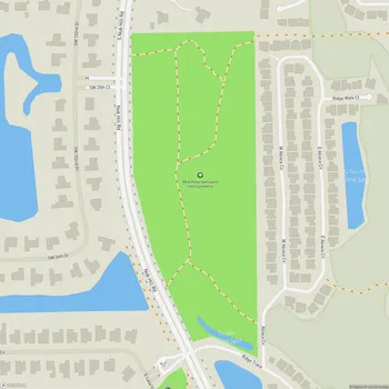 Map of West Ridge open space nature preserve