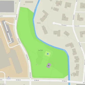 Map of Lee Park