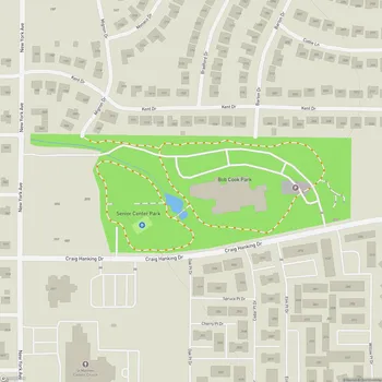 Map of Bob Cook Park