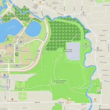 Map of Elllicott Creek Trailway Park