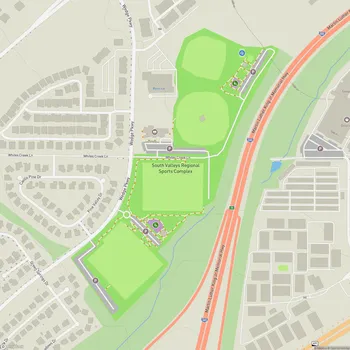 Map of South Valleys Regional Sports Complex