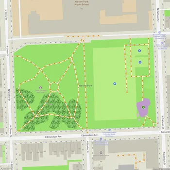 Map of Harlem Park