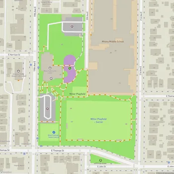 Map of Miller Playfield