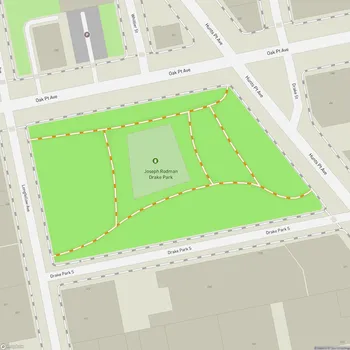 Map of Joseph Rodman Drake Park