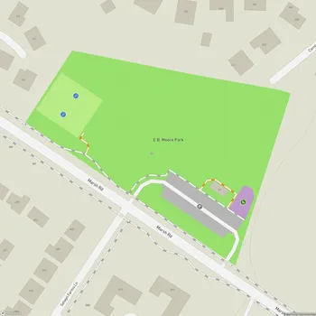 Map of E.B. Moore Park