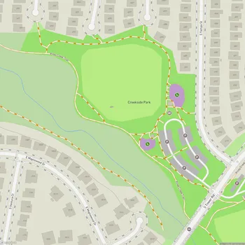 Map of Creekside Park