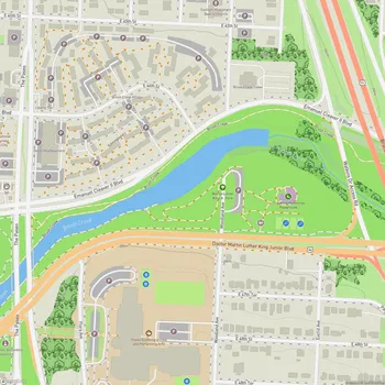 Map of Martin Luther King Jr. Park