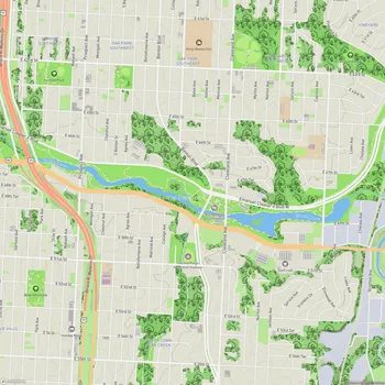 Map of Brush Creek Parkway