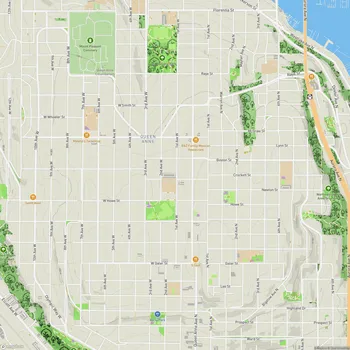 Map of Queen Anne Boulevard
