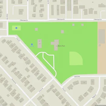 Map of Wells Park