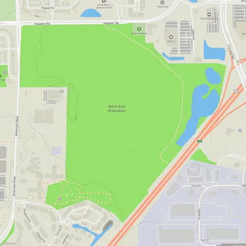 Map of North-East Greenspace