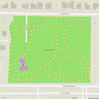 Map of Winbledon Park