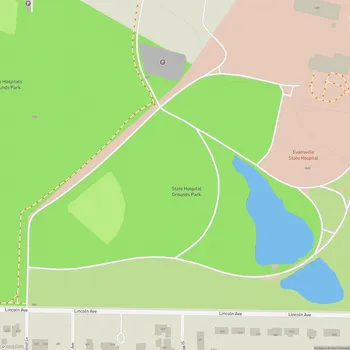 Map of State Hospital Grounds Park