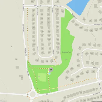 Map of Cascades Park