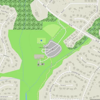 Map of Lake Lynn Park