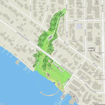 Map of Meydenbauer Beach Park