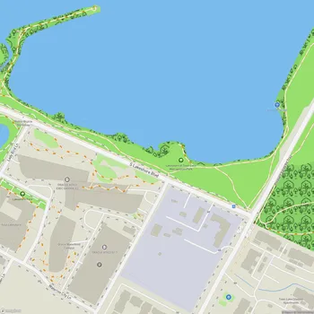 Map of Lakeshore at Town Lake Metropolitan Park