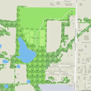 Map of Moutoux Park