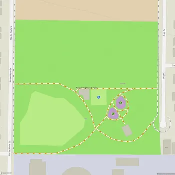 Map of North Highland Park