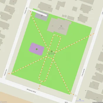 Map of Los Angeles High Memorial Park