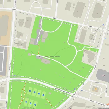 Map of Hauck Botanic Gardens