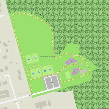Map of Dr. Martin Luther King, Jr. Park