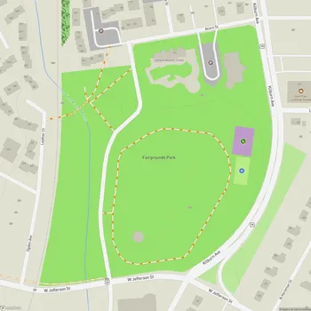Map of Fairgrounds Park