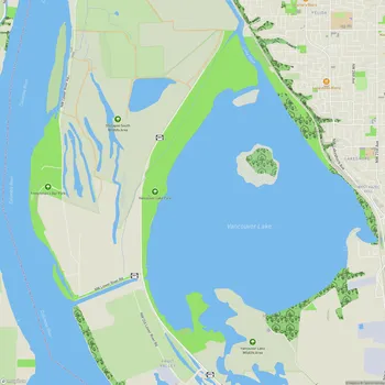 Map of Vancouver Lake Park