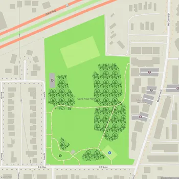 Map of David Rose Park