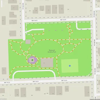 Map of Roosevelt Gardens Park