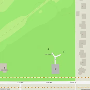 Map of Twin Pines Park