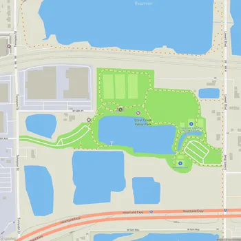 Map of Clear Creek Valley Park