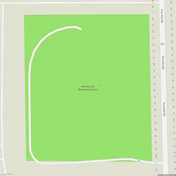 Map of Rolling Hills Baseball Complex