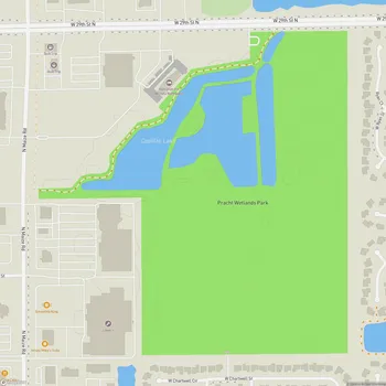 Map of Pracht Wetlands Park