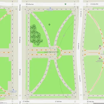 Map of Lincoln Memorial Park