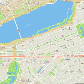 Map of Commonwealth Ave Mall