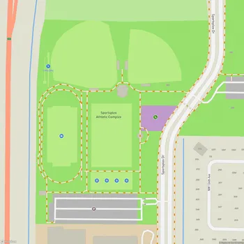 Map of Sportsplex Athletic Complex
