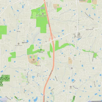 Map of White Oak Creek Greenway