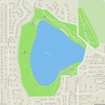 Map of Lake Elmo State Park