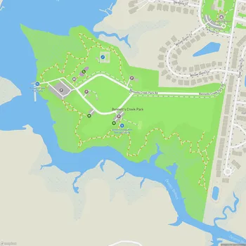 Map of Bennett's Creek Park